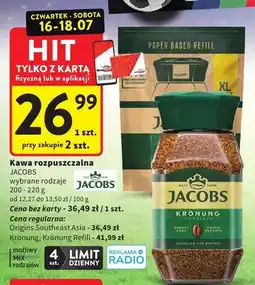 Intermarche Kawa rozpuszczalna Jacobs Krönung Refill oferta