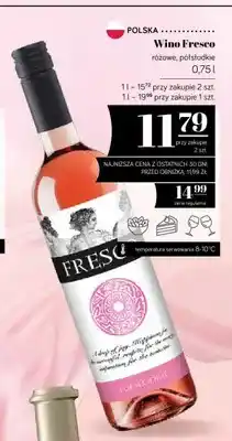 Polomarket Wino Fresco różowe półsłodkie oferta