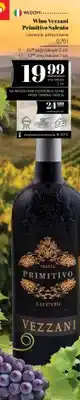 Polomarket Wino czerwone półwytrawne Vezzani Primitivo Salento oferta