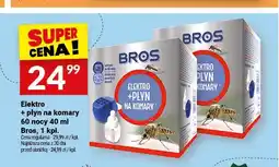 Twój Market Zestaw elektro + płyn na komary Bros 40 ml oferta