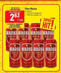 Polomarket Piwo Warka Classic oferta