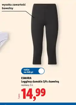 Lidl Legginsy damskie Esmara oferta