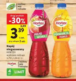 Intermarche Napój niegazowany Hortex jabłko wiśnia oferta