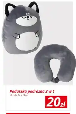 KiK Poduszka podróżna 2 w 1 ok. 18x24x14 cm oferta
