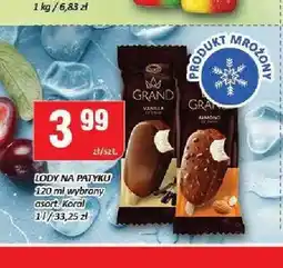 Chorten Lody na patyku Koral Grand Almond oferta