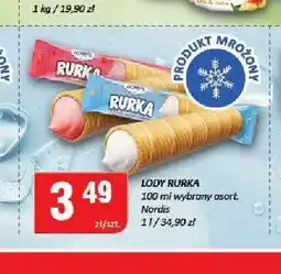 Chorten Lody Rurka Nordis oferta