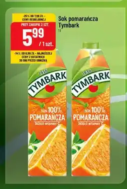 Polomarket Sok 100% pomarańcza Tymbark oferta