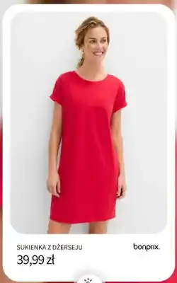 BonPrix Sukienka z dżerseju bonprix oferta