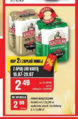 Chorten Piwo Kasztelan Niepasteryzowane 4-pak oferta