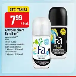 Polomarket Antyperspirant Fa Fresh + Dry Invisible roll-on oferta