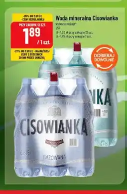 Polomarket Woda mineralna Cisowianka gazowana oferta
