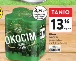 Intermarche Piwo Okocim Jasne Pełne 4-pak oferta