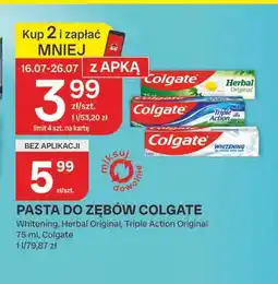 Chorten Pasta do zębów Colgate Whitening oferta