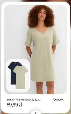 BonPrix Sukienka shirtowa Bonprix 2-pak oferta