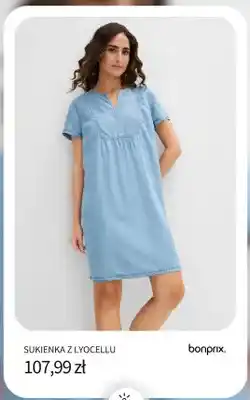 BonPrix Sukienka z lyocellu Bonprix oferta