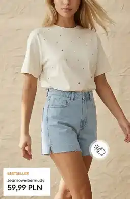 Sinsay Szorty damskie jeansowe bermudy oferta