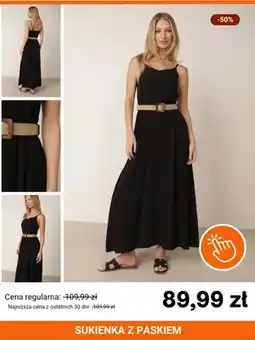 Born2be Sukienka z paskiem Born2be oferta