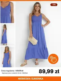 Born2be Sukienka damska Born2be niebieska oferta