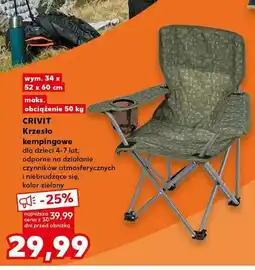 Kaufland Krzesło kempingowe dla dzieci CRIVIT oferta