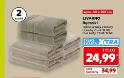 Kaufland Ręczniki LIVARNO 50x100 cm 2-pak oferta