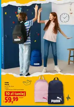 Lidl Plecak PUMA ok. 14x30x44 cm oferta