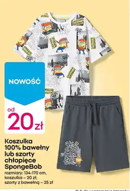 Pepco Koszulka lub szorty chłopięce SpongeBob oferta