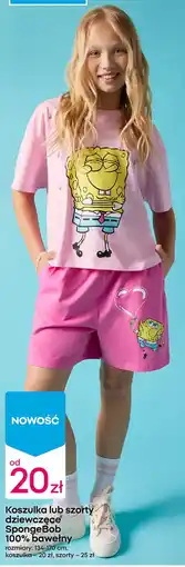 Pepco Koszulka lub szorty dziewczęce SpongeBob oferta