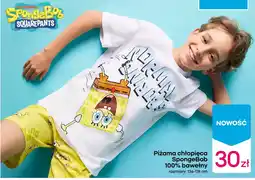 Pepco Piżama chłopięca SpongeBob 100% bawełny oferta