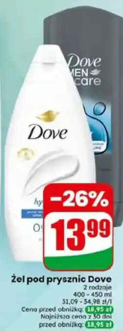 Dino Żel pod prysznic Dove oferta