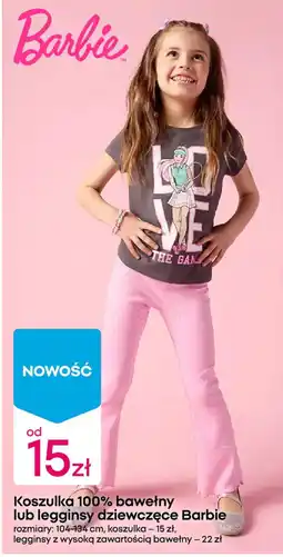 Pepco Koszulka 100% bawełny lub legginsy dziewczęce Barbie oferta