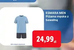 Lidl Piżama męska z bawełną ESMARA MEN oferta