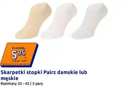 Action Skarpetki stopki Pairz damskie lub męskie oferta