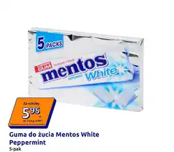 Action Guma do żucia Mentos White Peppermint 5-pak oferta