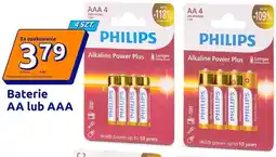 Action Baterie AA lub AAA Philips oferta