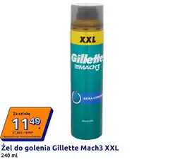 Action Gillette Mach3 XXL Żel do golenia oferta