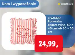 Lidl LIVARNO Poduszka dekoracyjna, 40 × 40 cm lub 30 × 55 cm oferta