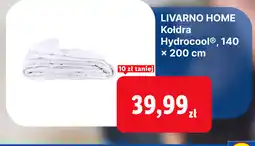 Lidl LIVARNO HOME Kołdra Hydrocool, 140 x 200 cm oferta