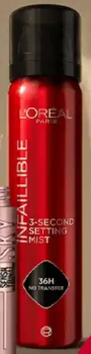 Rossmann L'Oréal Paris Infaillible 3-Second Setting Mist oferta