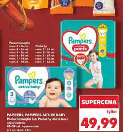 Kaufland Pieluchomajtki Pampers oferta