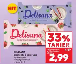 Kaufland Biszkopty z galaretką Delisana oferta