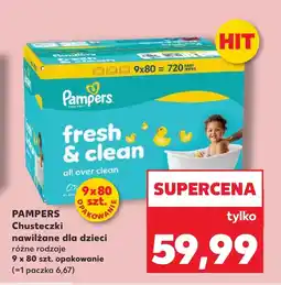 Kaufland Chusteczki nawilżane Pampers oferta