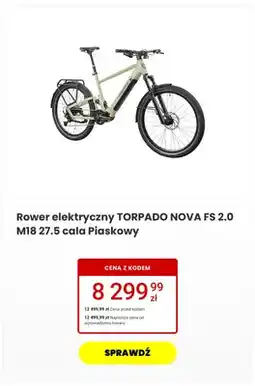 Media Expert Rower elektryczny TORPADO NOVA FS 2,0 oferta