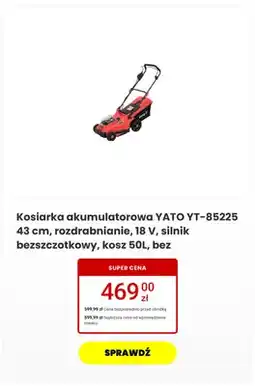 Media Expert Kosiarka akumulatorowa YATO oferta