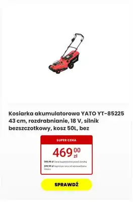 Kosiarka akumulatorowa YATO