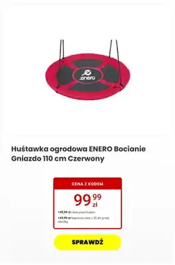 Media Expert Huśtawka ogrodowa ENERO Bocianie Gniazdo 110 cm Czerwony oferta