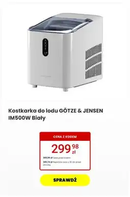 Media Expert Kostkarka do lodu GÖTZE & JENSEN Biała oferta