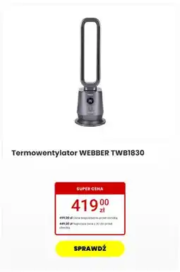Media Expert Termowentylator WEBBER TWB1830 oferta