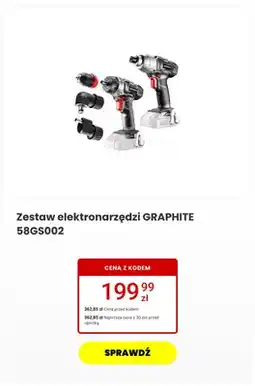 Media Expert Zestaw elektronarzędzi GRAPHITE oferta
