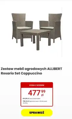 Media Expert Zestaw mebli ogrodowych Allibert Rosario Set Cappuccino oferta