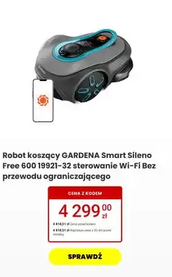 Media Expert Robot koszący GARDENA Smart Sileno Free 600 19921-32 sterowanie Wi-Fi Bez przewodu ograniczającego oferta
